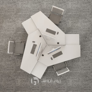 میز کارگروهی چوب فروش کد G161