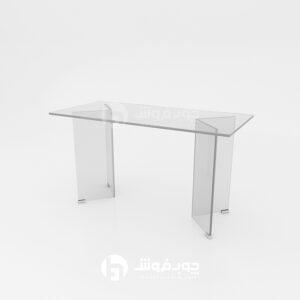 میز مدیریت شیشه ای چوب فروش کد GT130