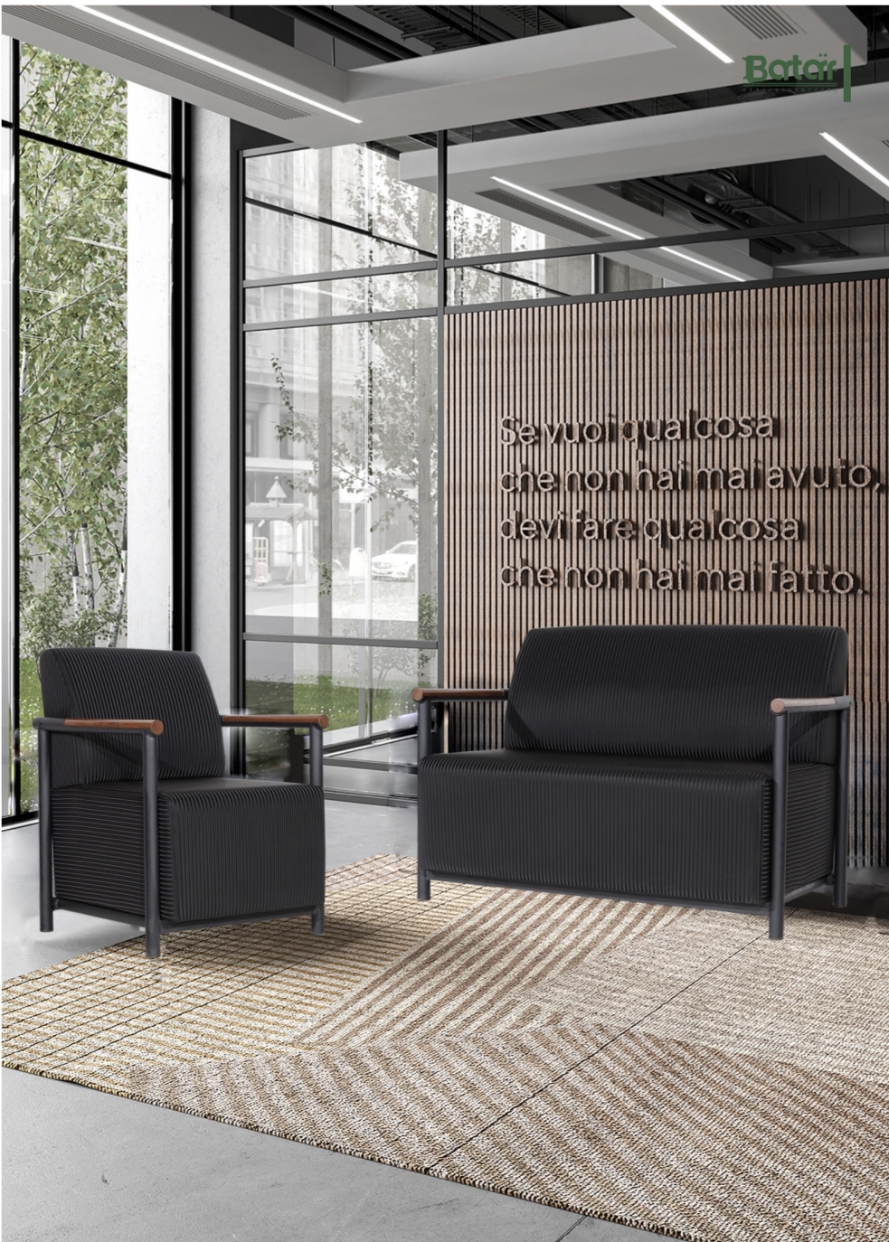 مبل تک نفره آترین - Image 3