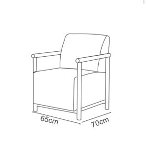 مبل تک نفره آترین