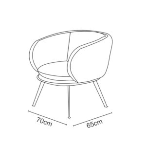 مبل تک نفره آکو لمسه