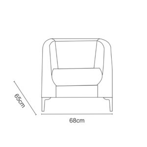 مبل تک نفره فالکن